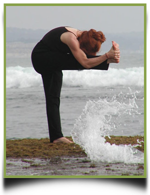 Tricia Miller Yoga Pose One With Wave